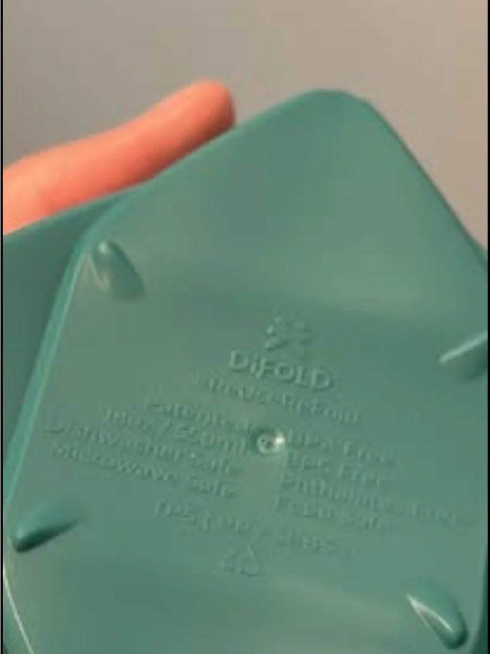 Origami Cup - Teal Collapsible Travel Mug